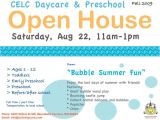 Daycare Open House Flyer Template Advertising Idea for Daycare Daycare Ideas Family