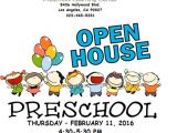 Daycare Open House Flyer Template Preschool Learning Center S Open House Invitation