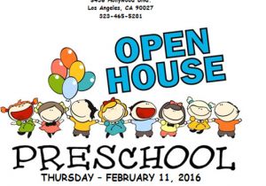 Daycare Open House Flyer Template Preschool Learning Center S Open House Invitation