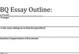 Dbq Essay Outline Template Dbq thesis Template