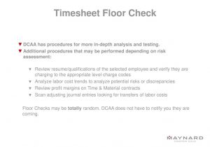 Dcaa Contract Brief Template Dcaa Floor Check Floor Matttroy