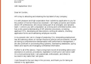 Dear Human Resources Department Cover Letter Cold Cover Letter to Human Resources