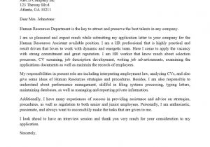 Dear Human Resources Department Cover Letter Cover Letter Dear Of Human Resources 28 Images