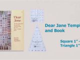 Dear Jane Templates How to Use the Ez Quilting Dear Jane Templates and Book