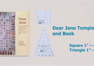 Dear Jane Templates How to Use the Ez Quilting Dear Jane Templates and Book