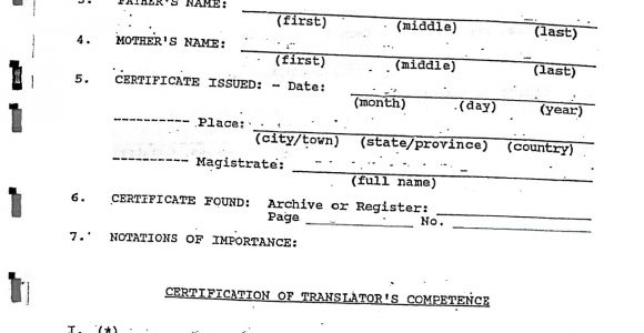 Death Certificate Translation Template Spanish to English Best Photos Of Spanish Death Certificate Templates Death