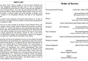 Death Program Templates 25 Obituary Templates and Samples Template Lab