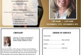 Death Program Templates 73 Best Printable Funeral Program Templates Images On