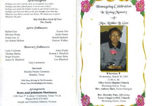 Death Program Templates Sample Obituary Wording Pictures to Pin On Pinterest
