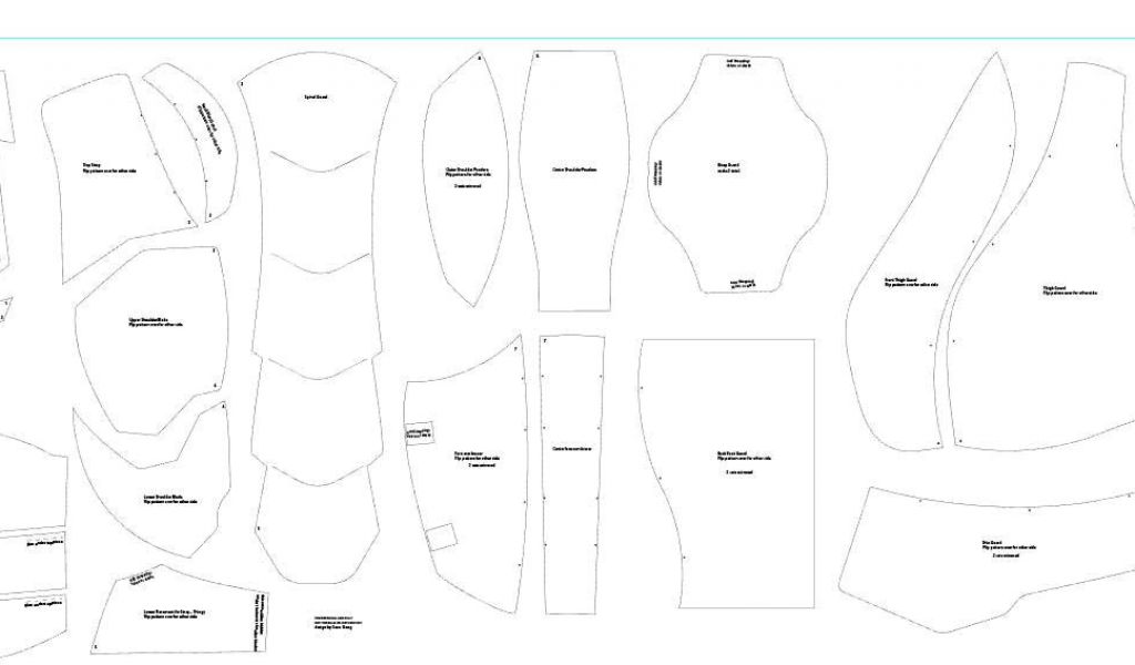 Deathstroke Armor Template Deathstroke V1 Costume Cosplay Foam ...