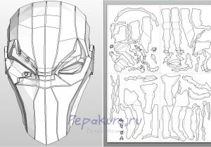Deathstroke Armor Template the Gallery for Gt Deathstroke Mask Pepakura