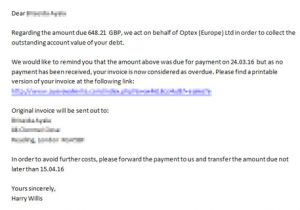 Debt Collection Email Template News