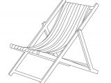 Deck Chair Template Easy Drawings Of Deck Chairs Sketch Coloring Page