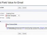 Default Email Template Salesforce Lightning Creating Email Action Using Template