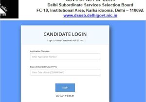 Delhi Police Admit Card Name Wise Dsssb Ldc Admit Card Dsssb Admit Card for Ldc Exam 2019