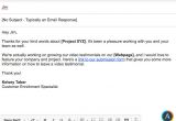 Demo Request Email Template 5 Examples Of Testimonial Request Emails that Work
