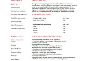Dental assistant Student Resume 5 Dental assistant Resume Templates Word Psd Ai