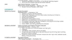 Dental assistant Student Resume Objective Dental assistant Objectives Resume Objective Livecareer