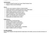 Dental assistant Student Resume Objective Dental assistant Resume Sample Os Sample Resume