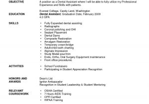 Dental assistant Student Resume Skills that You Should Not Include On Resume Refreshing