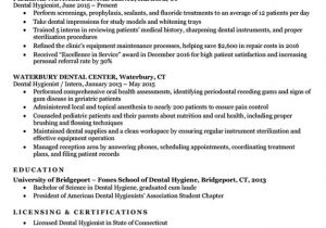 Dental Hygiene Student Resume Dental Hygienist Resume Sample Writing Tips Resume