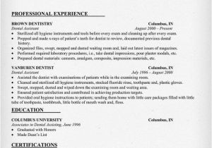 Dental Student Resume Dental assistant Resume Dentist Health Resumecompanion