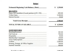 Department Proposal Template Office Budget Template
