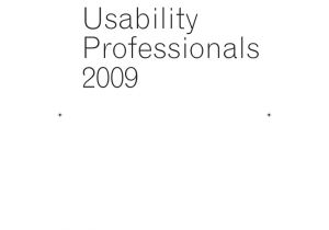 Describe someone who is Very Professional Cue Card Pdf Usability Professionals 2009 Berichtband Des Siebten