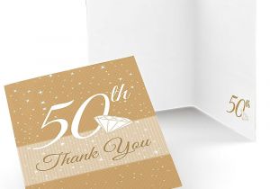 Design A Thank You Card 50th Anniversary Wedding Anniversary Thank You Cards 8
