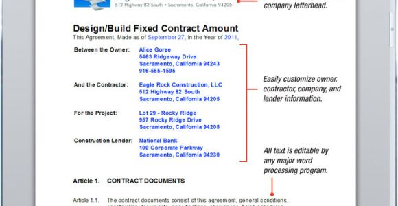 Design Build Contract Template Uda Constructiondocs Design Build Construction Contract