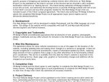 Design Build Contract Template Web Project Agreement form Doc