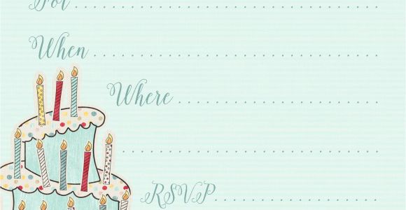 Design Invitation Card Birthday Party Free Printable Whimsical Birthday Party Invitation T with