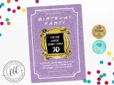 Design Invitation Card Birthday Party Friends Tv Show Birthday Invite Editable Template Diy Party