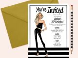 Design Invitation Card Birthday Party Party Invitations Fashion Party Invite 21st Birthday
