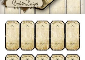 Design Your Own Blank Card Printable Blank Apothecary Labels by Vectoriadesigns