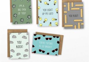 Design Your Own Blank Card Pun Mini Valentines Set Of 10 Great for the Kiddos or