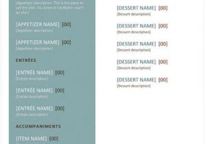 Design Your Own Menu Template 15 Dessert Menu Template Images Design Your Own Free