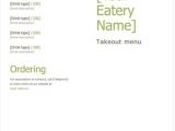 Design Your Own Menu Template Design Your Own Free Menu Template Pos Sector