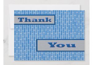 Design Your Own Thank You Card Blue Thank You Thank You Card with Images Custom Thank