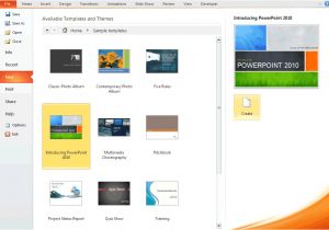 Designing A Powerpoint Template Ms Office Ms Power Point