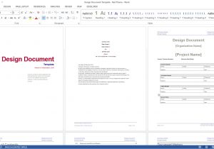 Developer Documentation Template Design Document Template