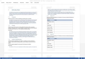 Developer Documentation Template Interface Control Document Download Ms Word Template