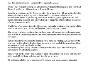 Developing A Cover Letter Marketing and Sales Cover Letter Samples