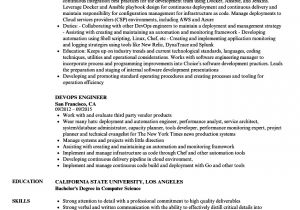 Devops Engineer Resume Sample Devops Engineer Resume Samples Velvet Jobs