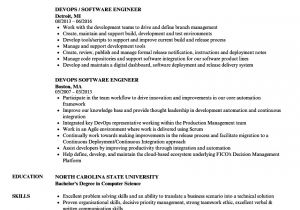 Devops Engineer Resume Sample Devops software Engineer Resume Samples Velvet Jobs