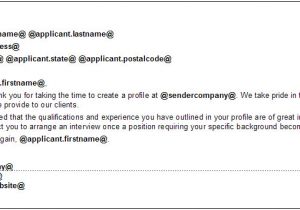 Did Not Get the Job Email Template Using Group Email In Applicant Tracking Smartwiki