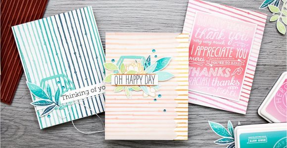 Different Types Of Paper Card Hero Arts 6×6 Backgrounds 3 Ways Card Making Hero Arts Cards