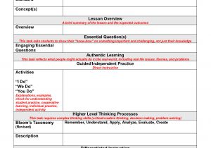 Differentiation Lesson Plan Template 5 Best Images Of Essential Question Lesson Plan Template
