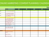 Digital Content Calendar Template Marketing Calendar Excel Calendar Template Excel