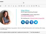Digital Email Signature Templates How to Create A Gmail Signature with Images social Icons